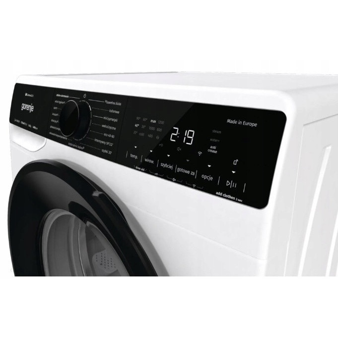 Masina de spalat rufe Gorenje W1PNA84A2TSWIFI, 8kg, 1400 rpm, alb, 60x85x54,5cm, WiFi