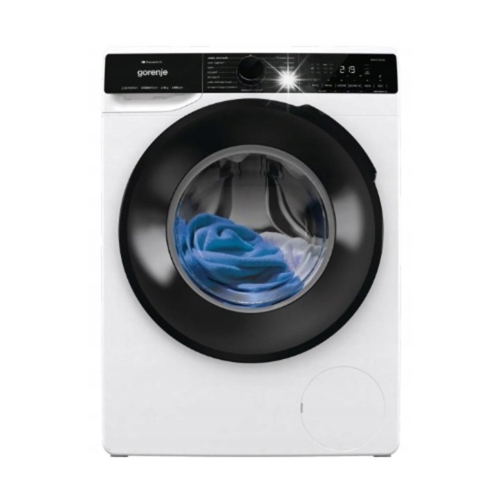 Пералня Gorenje W1PNA84A2TSWIFI, 8кг, 1400 об./мин, бяла, 60x85x54,5см, WiFi