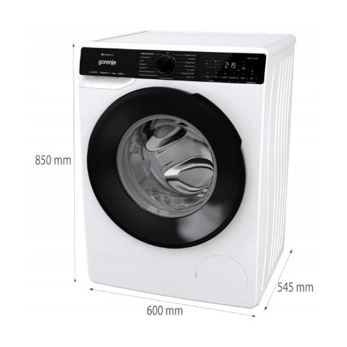 Masina de spalat rufe Gorenje W1PNA84A2TSWIFI, 8kg, 1400 rpm, alb, 60x85x54,5cm, WiFi