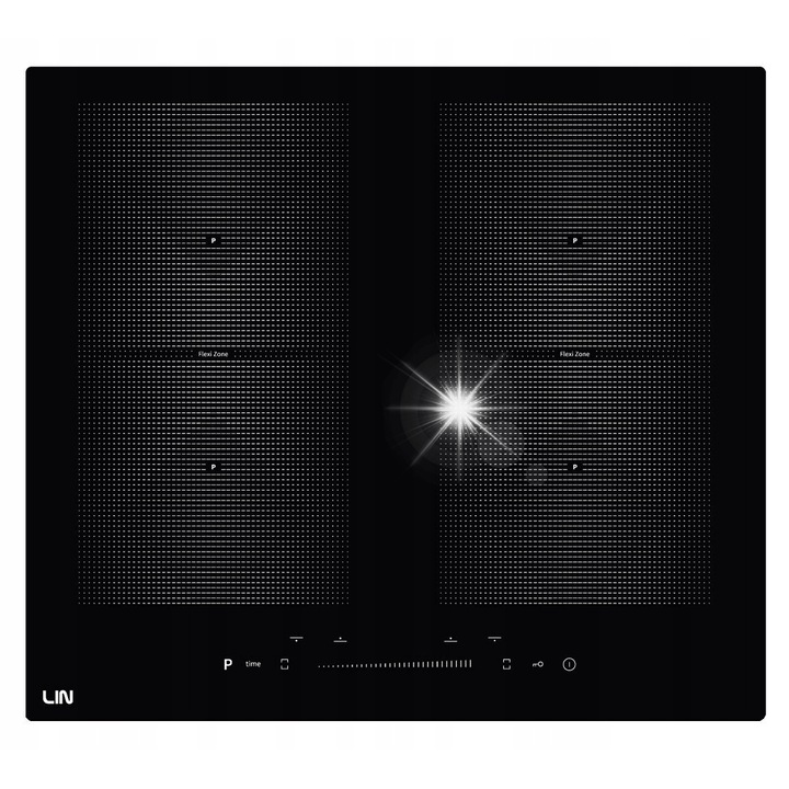Електрически котлон Lin, модел LI-B47222, 4 зони, черен, 7200W, 590x520x560мм