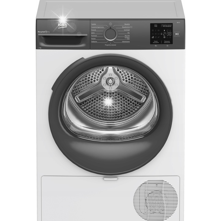 Сушилня Beko b300, 7кг, термопомпа, бяла, 47x59.8x84.6см