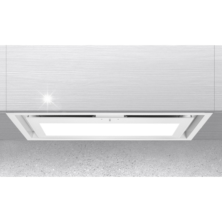 Вграден абсорбатор Ciarko Su Mini, 74 см, бял, BLDC мотор, LED осветление