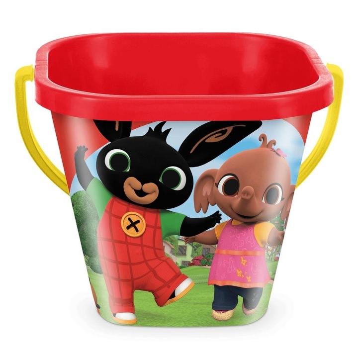 Квадратна кофа Wader 2Л с герои от Бинг, цветна IML графика, за деца 1+