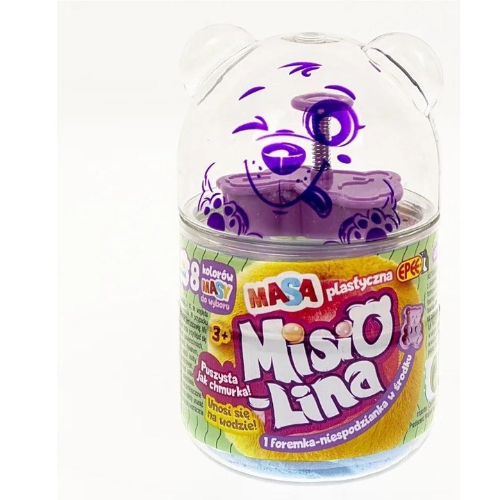 Epee Misiolina gyurma 60g, kék, 1 formával