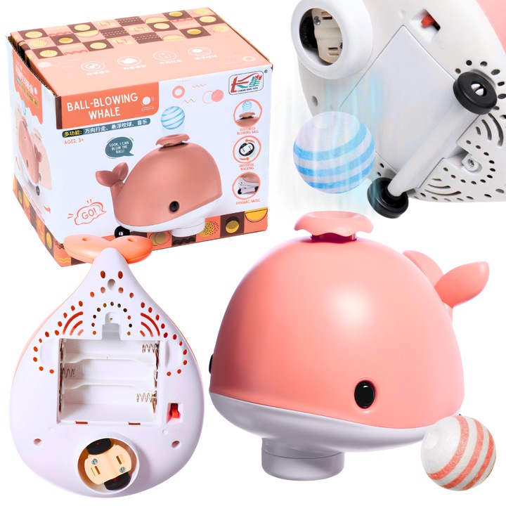 Interaktív játék zenével, 2 labdával, Import ProNice, 12x13x15cm