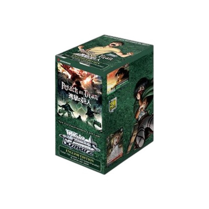 weiss schwarz attack on titan vol 2 booster box Box: The booster box includes 100 different card types UNION ARENA: Attack on Titan