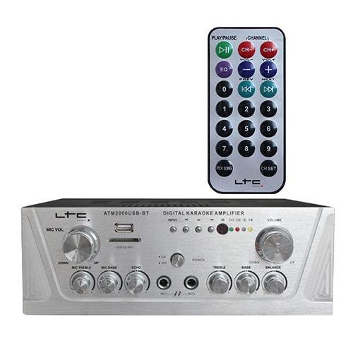 Amplificator stereo karaoke USB MP3/SD/Bluetooth