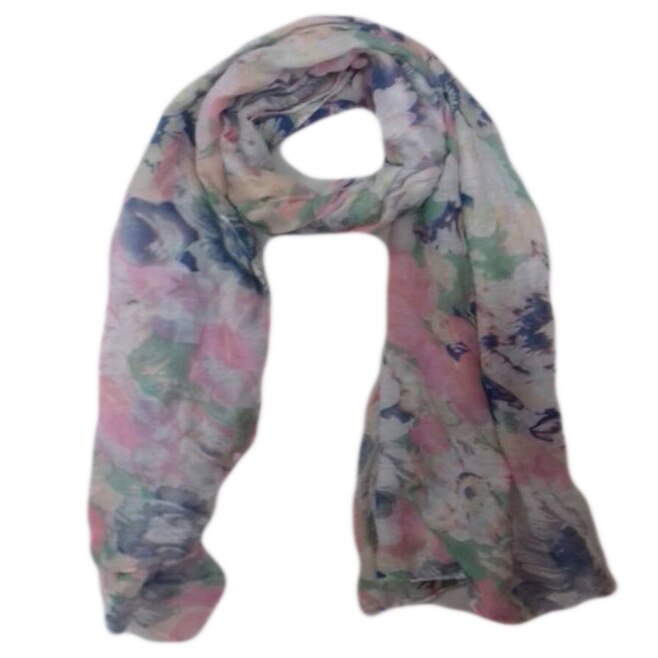 Esarfa moale, fina, imprimeu floral,D&J Exclusive,multicolora