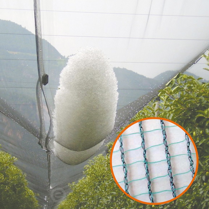 Jégeső elleni védőháló PREMIUM 2m*100m 8*6mm