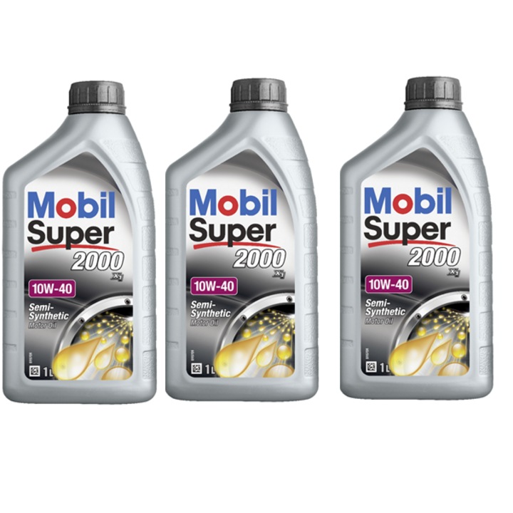Pachet 3 X Mobil Ulei Motor S2000X1 10W40 3 x 1 L