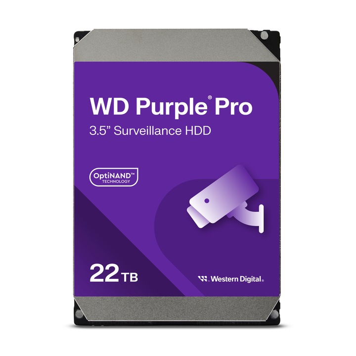 Hard disk, Western Digital PURPLE PRO WD221PURP-22TB