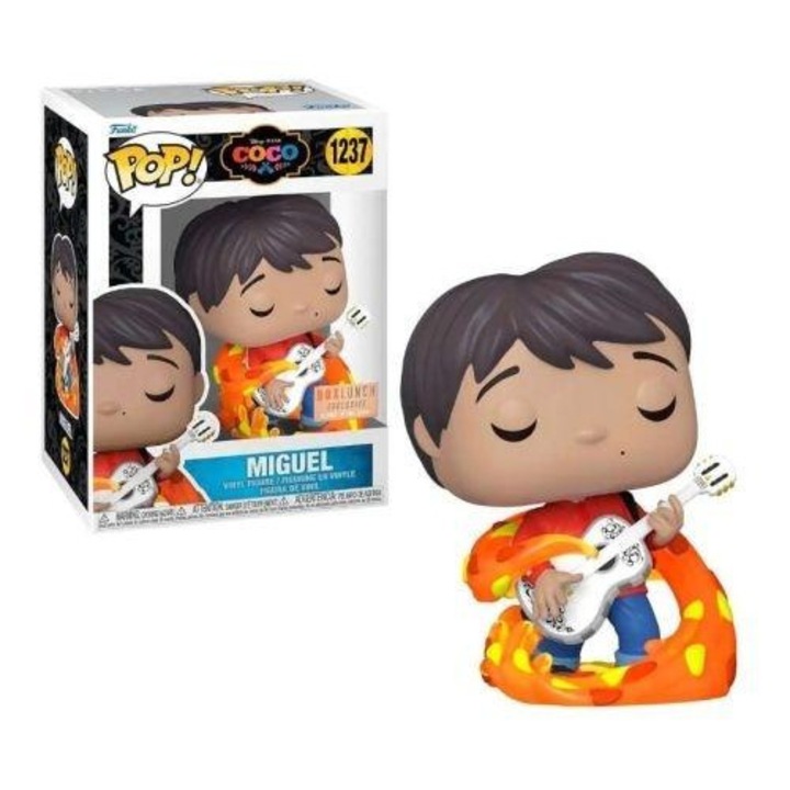 Фигурка Funko POP Disney, Мигел, с китара, многоцветен