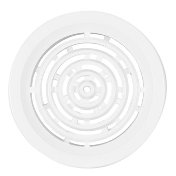 Rama de aerisire rotunda, Ø 5 cm, alb, Haco Rama de aerisire rotunda, Ø 5 cm, alb, Haco