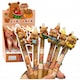 Pix de scris automata cu guma, LEAN, motiv kapibara 3D, 15 cm, set 36 bucati