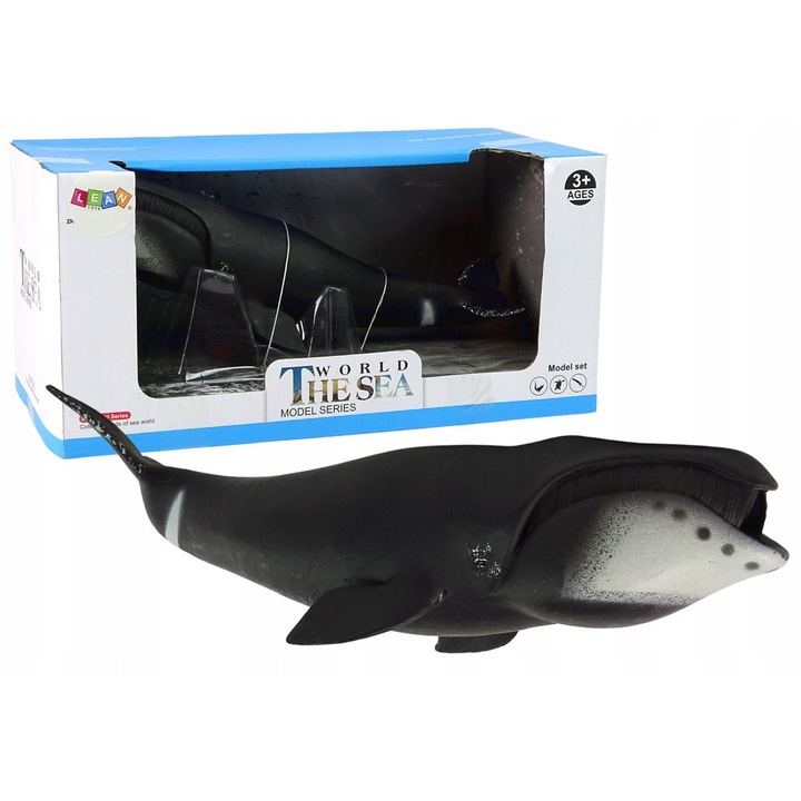 Колекционерска фигурка, LEAN Toys, Гренландски кит, 23x7x7см, многоцветен