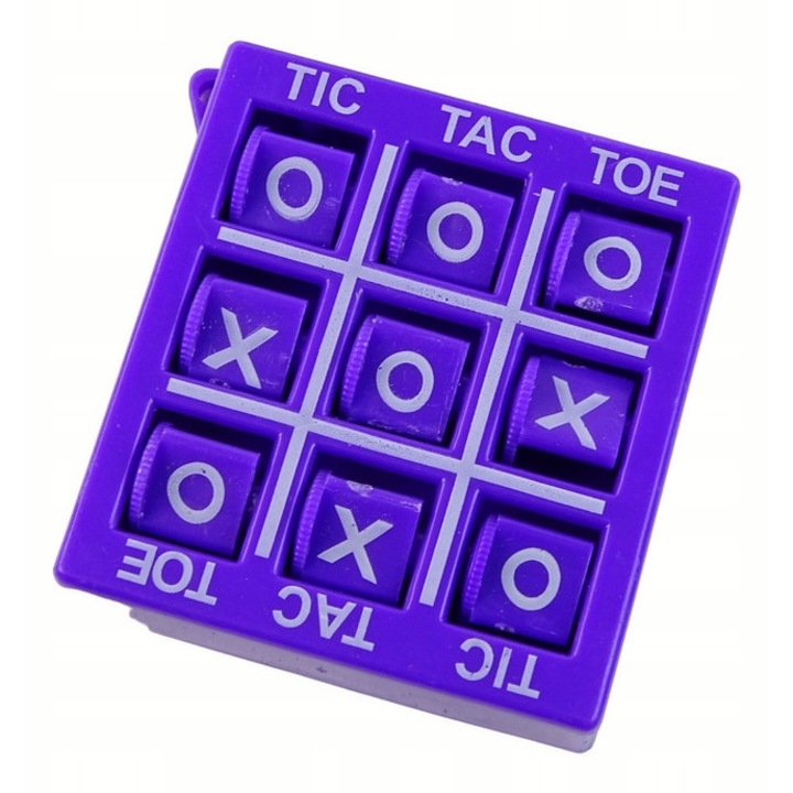 Настолна игра, LEAN Toys, 4,5 см, виолетов, компактен комплект