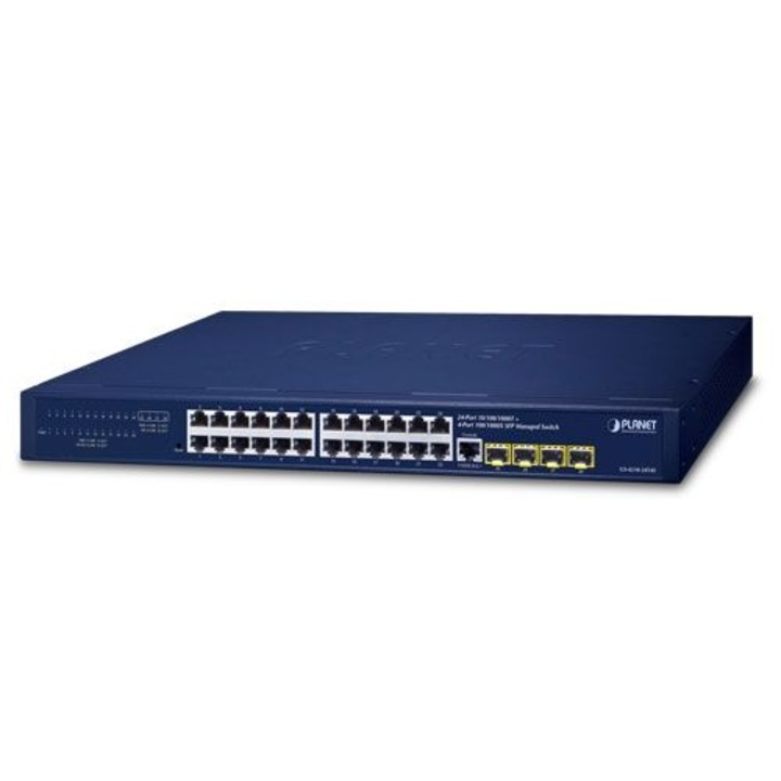 Switch Planet GS-4210-24T4SR, 24 port 10/100/1000 Mbps