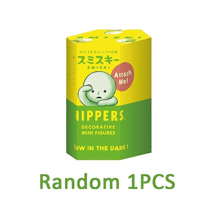 Cutie cu figurina surpriza Smiski, PVC, 5-10cm