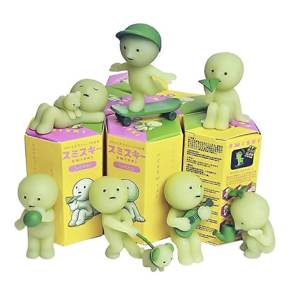 Figurine Smiski, 8 buc - eMAG.ro