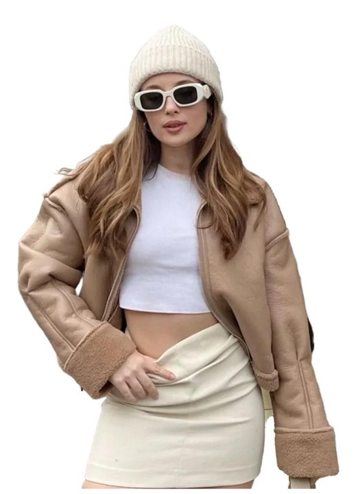 HiCCUP rovid bezs dzseki, Natúr bézs, L