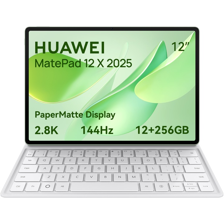 Tableta Huawei MatePad 12 X 2025, PaperMatte Edition , 12", 12GB RAM, 256GB, Green + Tastatura Huawei