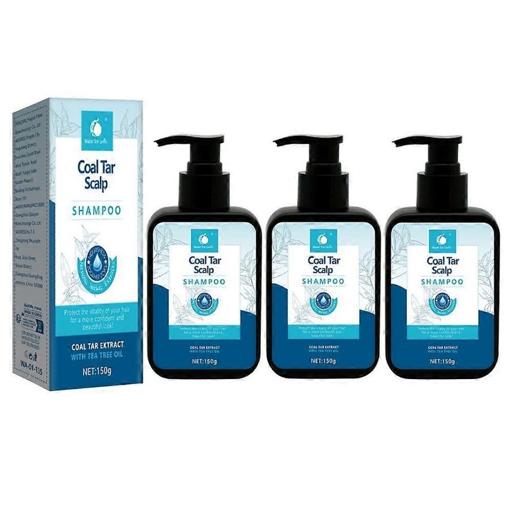 Sampon de par Water Ice Levin, 150g, curatare, hidratare, control ulei, set de 3 bucati