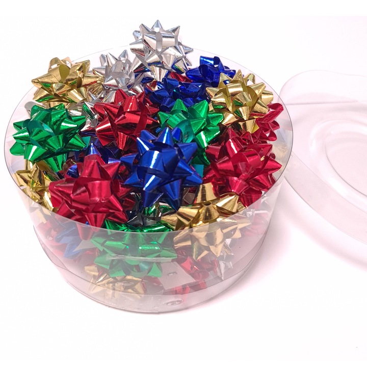 Set 50 funde autoadezive mix culori 3cm, PartyPro