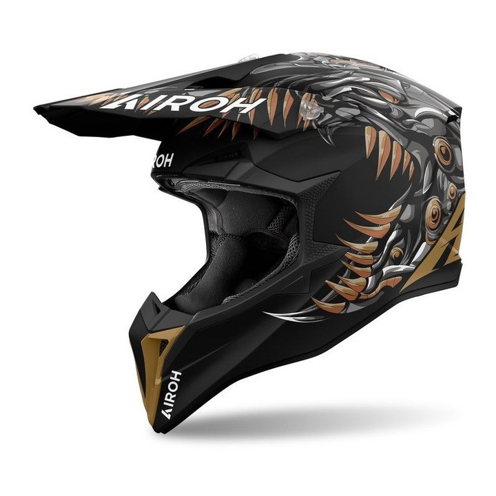 Airoh Wraaap off-road sisak, arany, 1260g, 2 héjméret