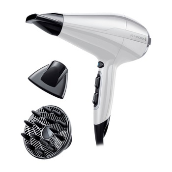 Uscator de par Remington PRO Air Dryer AC5913W, 2200 W, Motor AC, Design usor, Compact, Alb Uscator de par Remington PRO Air Dryer AC5913W, 2200 W, Motor AC, Design usor, Compact, Alb