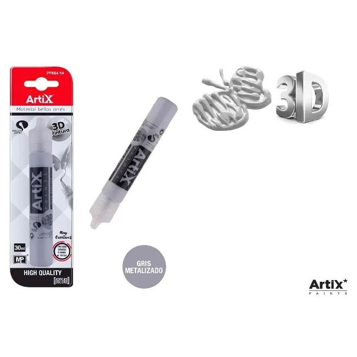 Боя 3D метализирана Artix 30мл