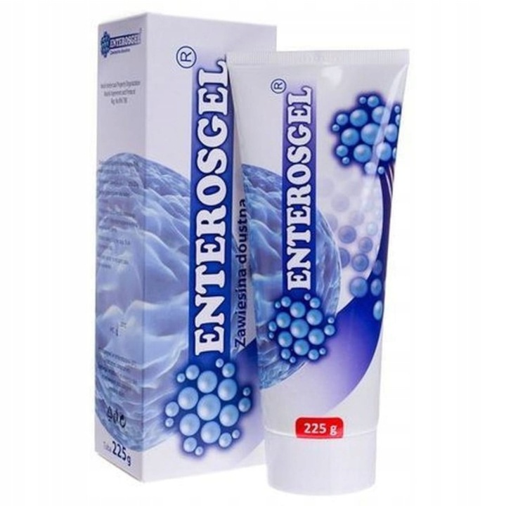 Enterosgel 225g, Bioline Products, absorbant intestinal, 70% polihidrat polimetilosiloxan, fara conservanti, fara gluten