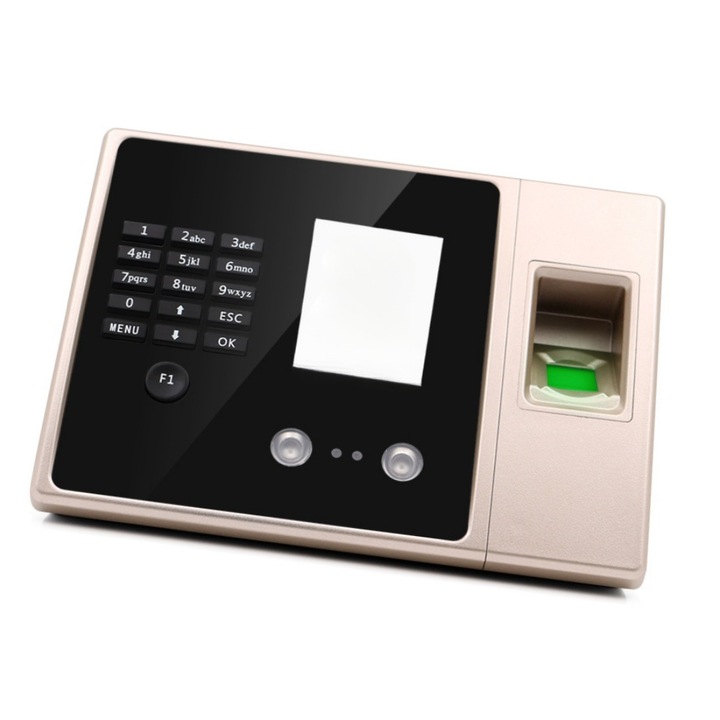 Időmérő, arcszkennelés, ujjlenyomat, jelszó, biometrikus leolvasó, alkalmazottak be- és kilépése, munkaidő-számlálás, vállalatok számára, hangutasítások, többnyelvű támogatás, gyors felismerés, könnyű használat, széles körben alkalmazható