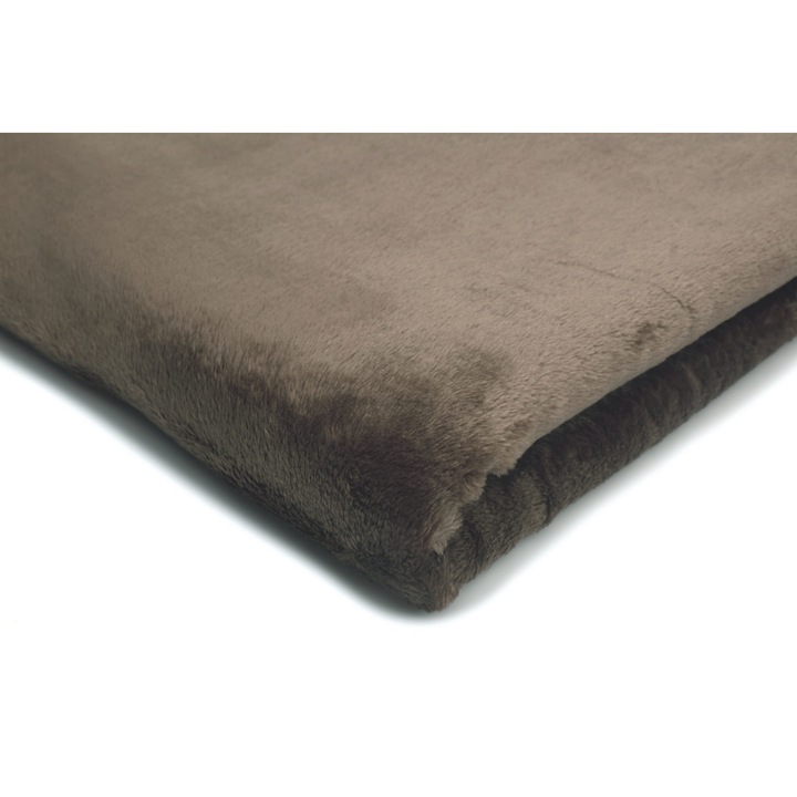 Tricotaje Minky Plush, Culoare Nebun, 100% Poliester, Dimensiuni 50cm x 160cm