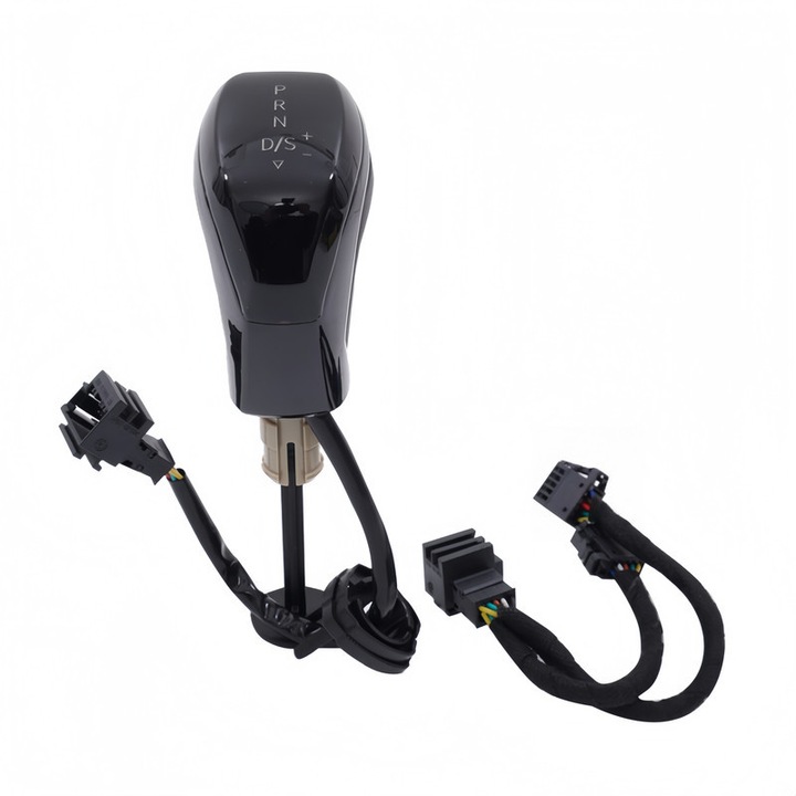 Топка за скоростен лост с LED индикатор, SPARKZA, За автоматична DSG скоростна кутия, Съвместима с Volkswagen Golf 6, 7, Passat B7, B8, Tiguan, Touran, Scirocco, Skoda Octavia, Kodiaq, Superb, Jetta, T-roc, Polo, Seat Ibiza, Черен