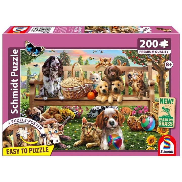 Puzzle Schmidt, PQ 200 Czas na piknik, 1,9mm, multicolor, 40 piese