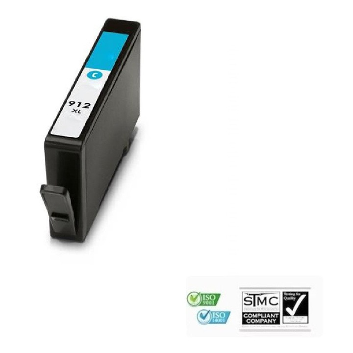 Kompatibilis tintapatron 920XL, CD972AN, ciánkék, 15 ml, HP OFFICEJET 6000, 6000 WIRELESS, OFFICEJET 6500, 6500 ALL-IN-ONE, 6500 WIRELESS, 6500A, 6500A PLUS, OFFICEJET 7000, OFFICEJET 7500A