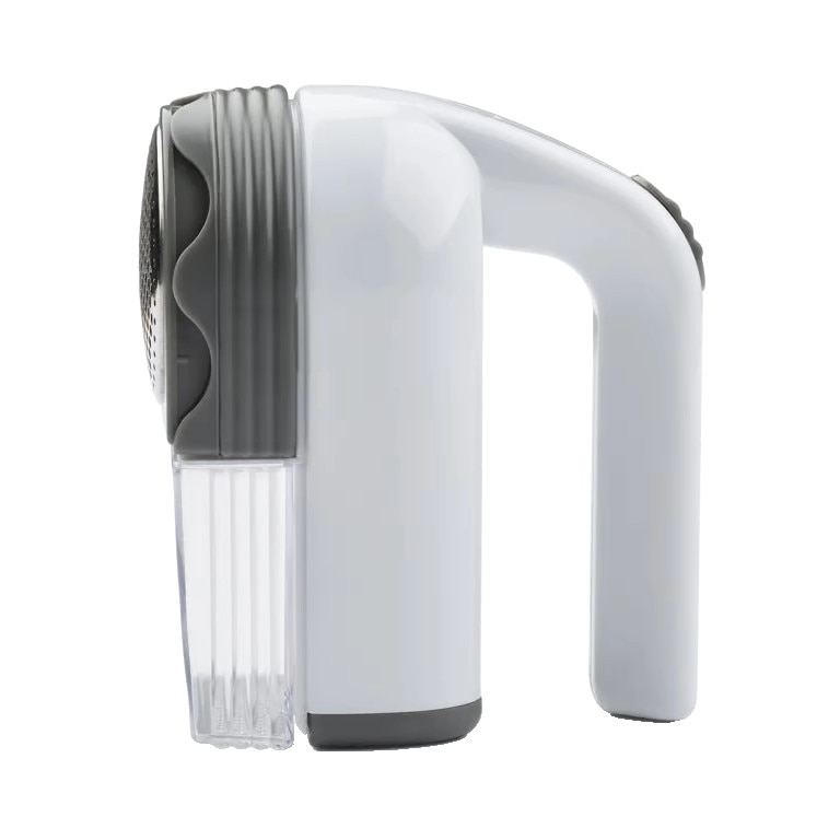 Aparat de curatat scame Guardian, Textile Shaver, curatare eficienta a tuturor tipurilor de tesaturi, design ergonomic, functionare cu baterii, usor de curatat, alb
