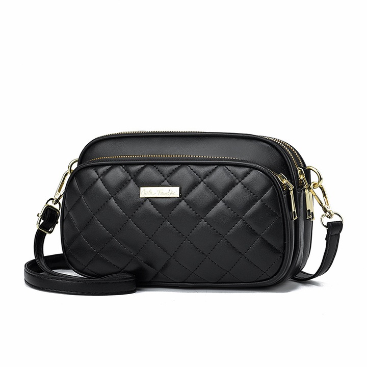 Geanta dama, Ariana, 1038, Negru, 25x11x19 cm Negru