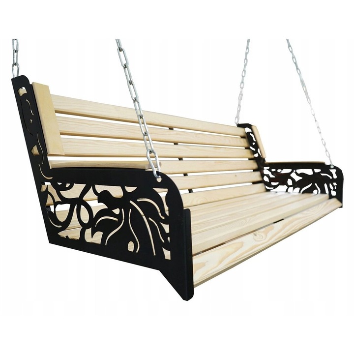 Balans Hollywood Balans suspendat Mobilier de gradina Banca balansoar din lemn Balans