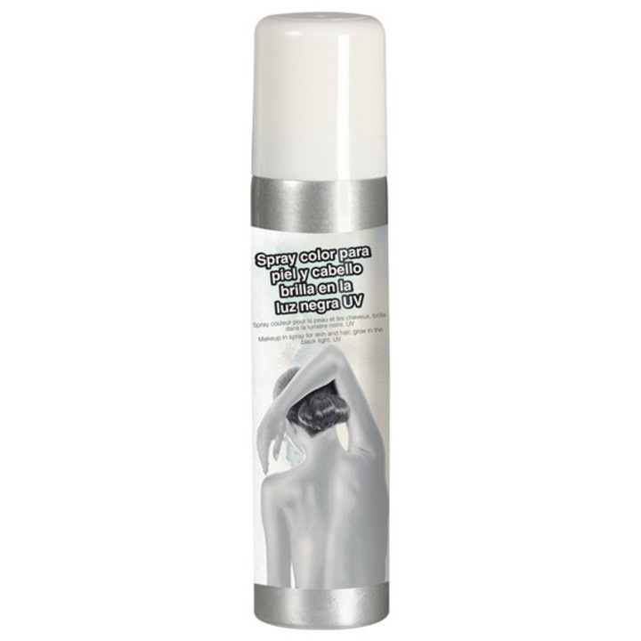 Guirca fehér test- és hajspray, 75 ml, UV-fényben ragyogó