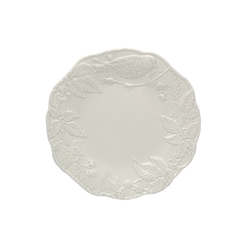 Platou BP, motiv floral cu pasare, Sandy, 32cm