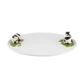 Platou branza, BP, model vacute, 42cm Platou branza, BP, model vacute, 42cm