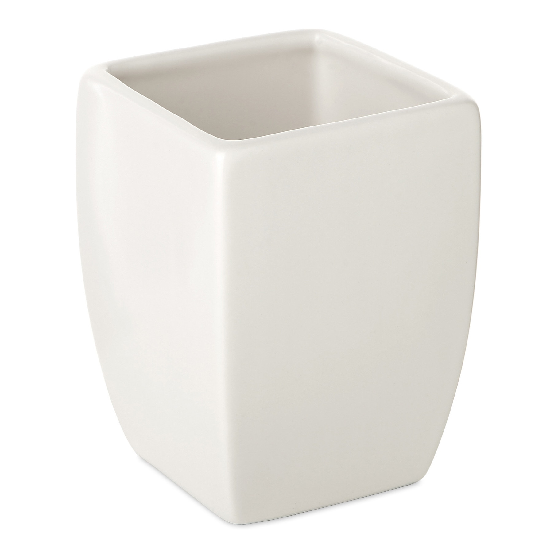 Tatay Dispenser Per Sapone Liquido In Ceramica - Bianco - 9,5x8x17 Cm - Design Spagnolo