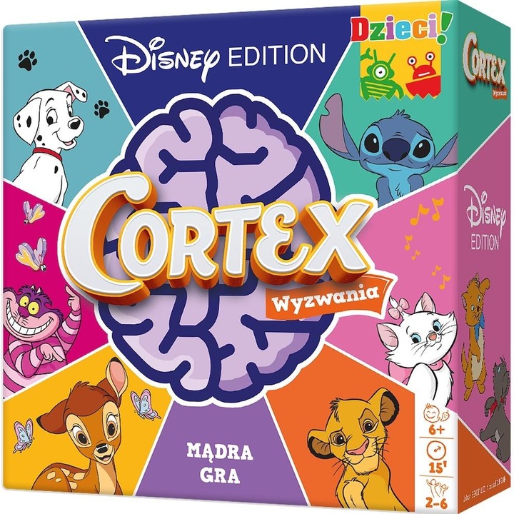 Joc de memorie si logica, Rebel, Cortex Disney, multicolor, 0x15x15cm