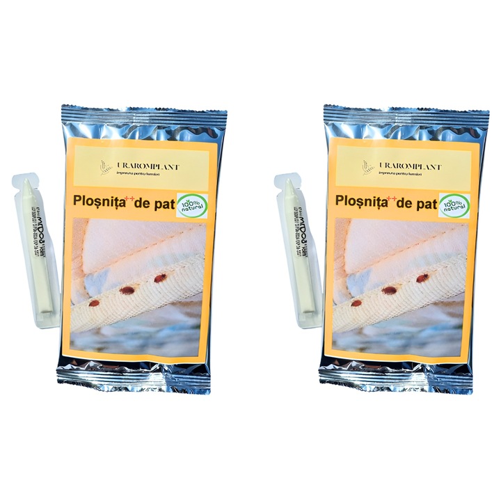 Insecticid plosnita de pat Midos Energy Forte 10 ml + Solutie anti Plosnita de pat, natural, repelent, organic 100%, Plosnita++ de pat, 102g