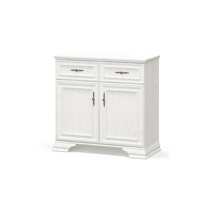 Comoda Expomob IRYS, 2 usi, 2 sertare, 93,4x39x88,7 cm, pin anderson