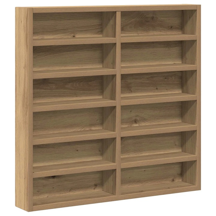 VidaXL Kiállító szekrény Artisan tölgy 60 x 8, 5 x 58 cm Faanyag 869190