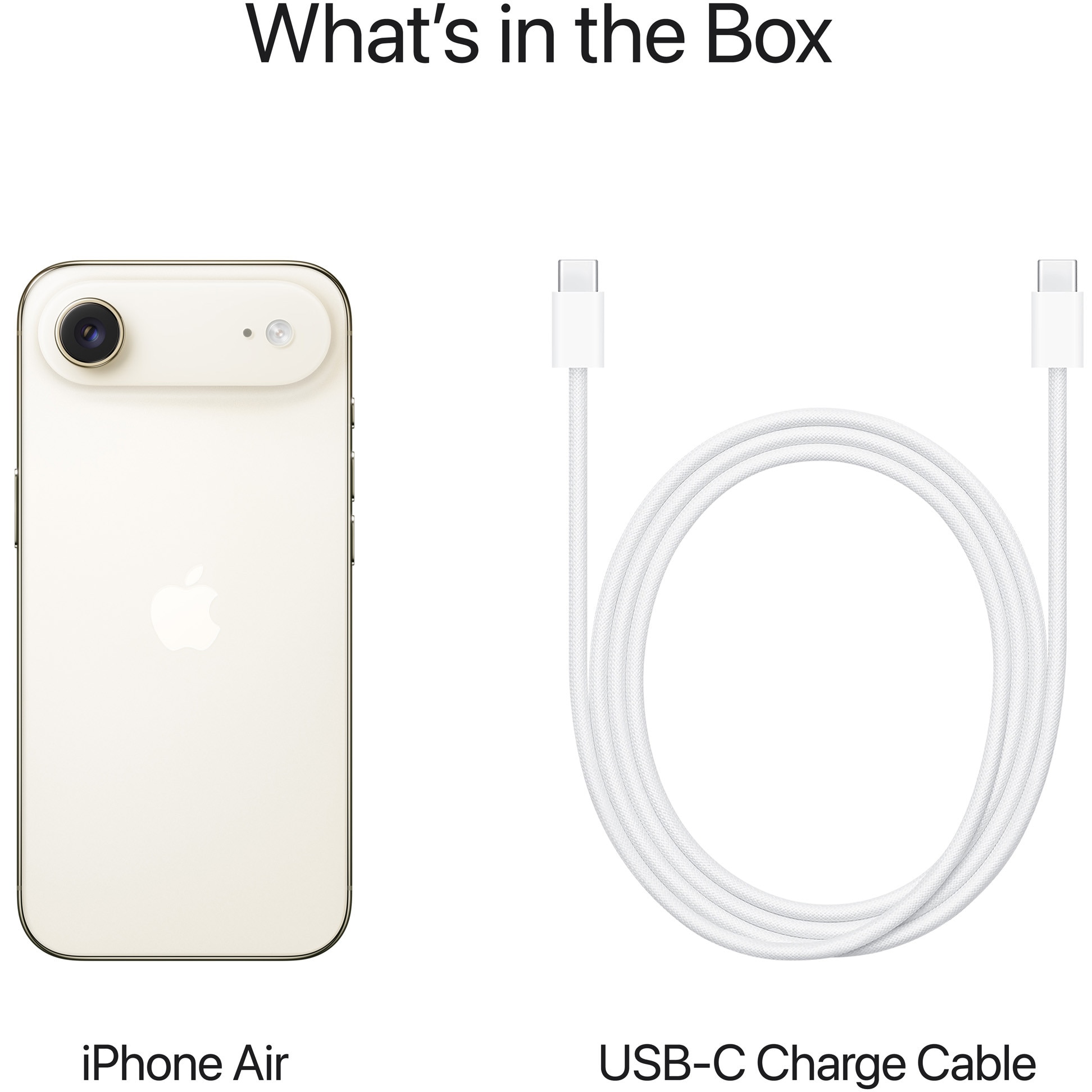 Telefon mobil Apple iPhone Air, 256GB, 5G, Light Gold