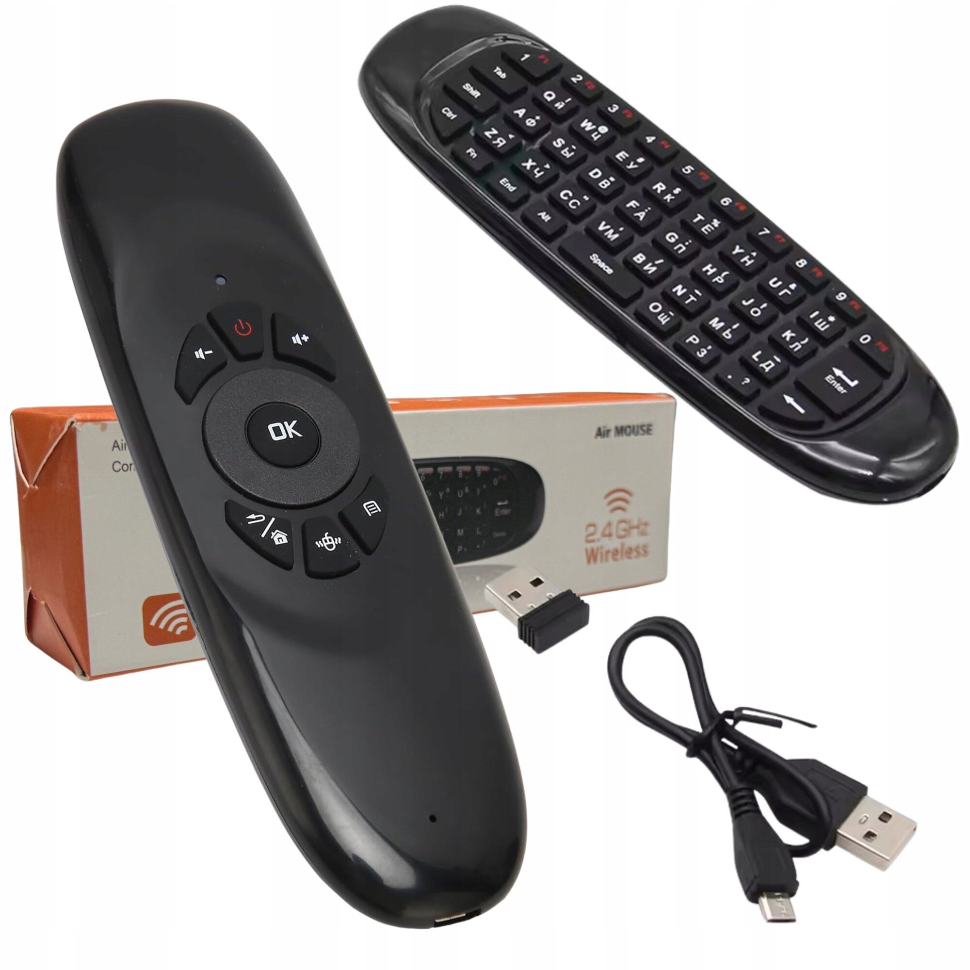 Telecomanda universala Air Mouse pentru TV, PC, laptop, x-remote