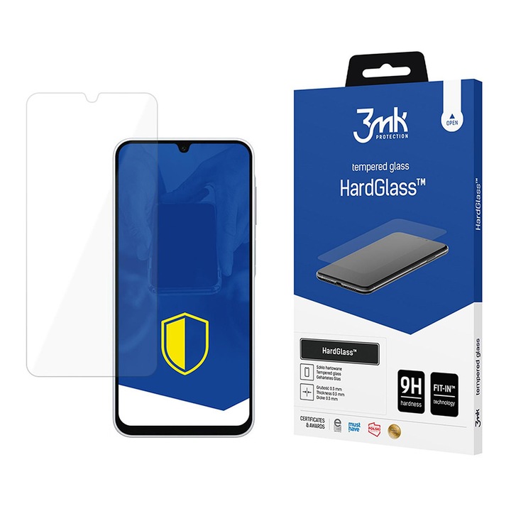 Folie pentru Samsung Galaxy A26 5G - 3mk HardGlass Tempered Screen Protector - Clear